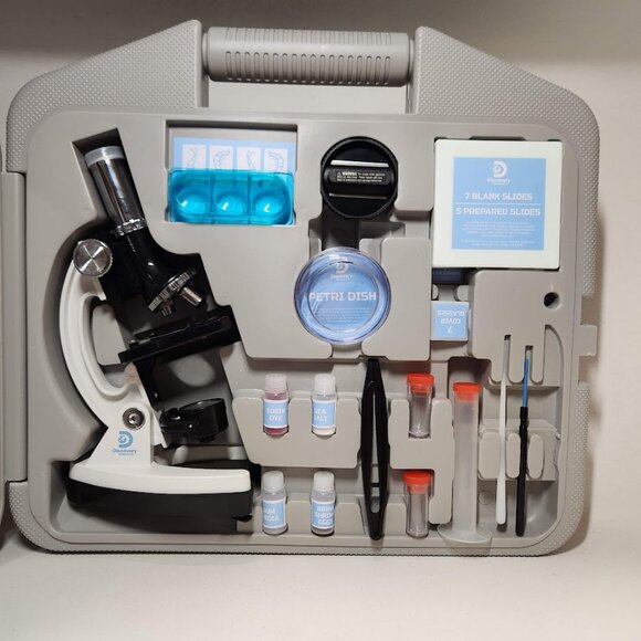 NEW Discovery #MINDBLOWN Microscope Set 48-Piece with Durable Metal Framework, 1 - Picture 12 of 16